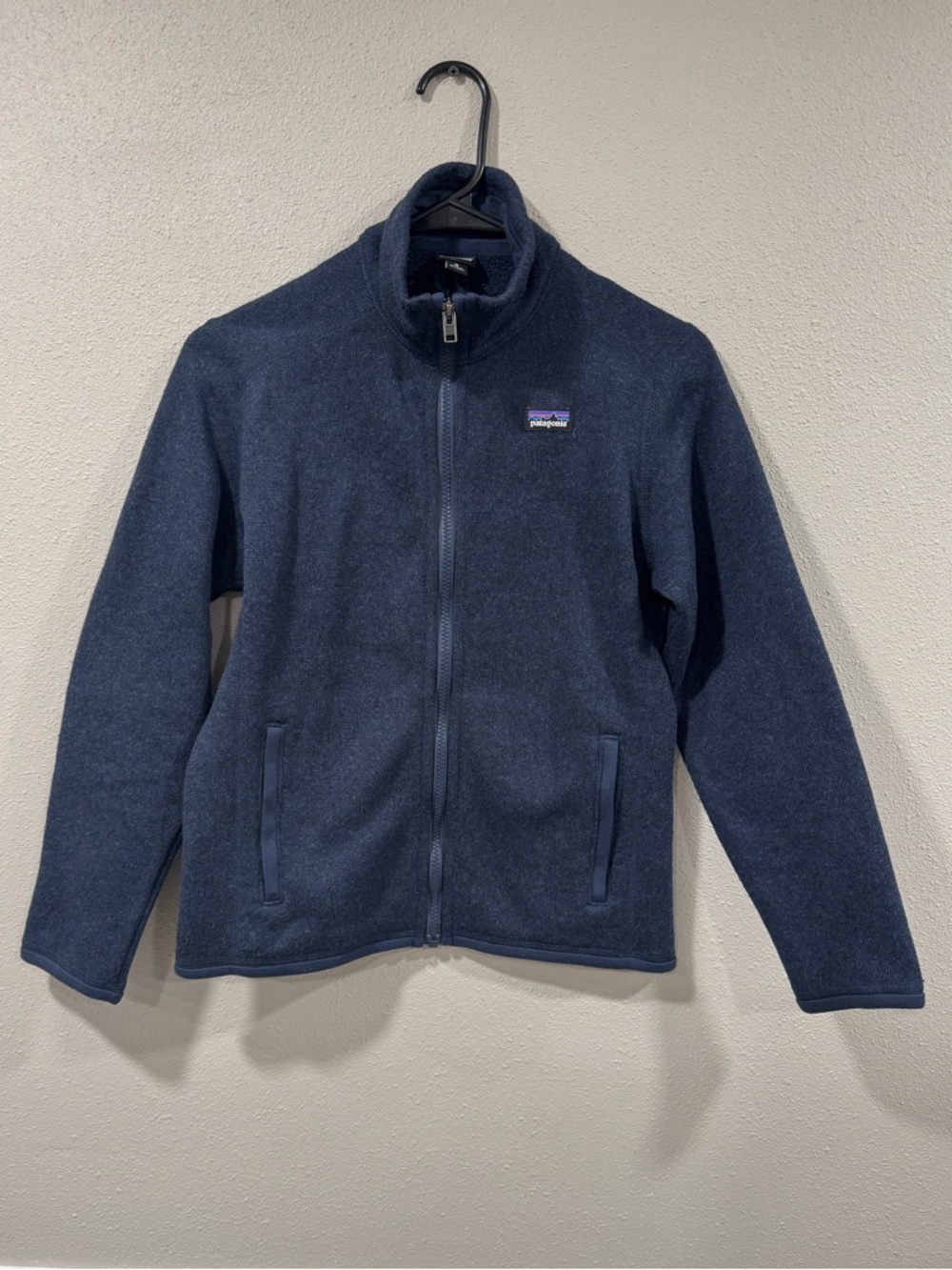 Patagonia Better Sweater Youth Full Zip Navy Blue